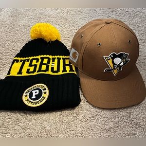 CARHARTT Pittsburgh Penguins Hat and Pittsburgh Beanie